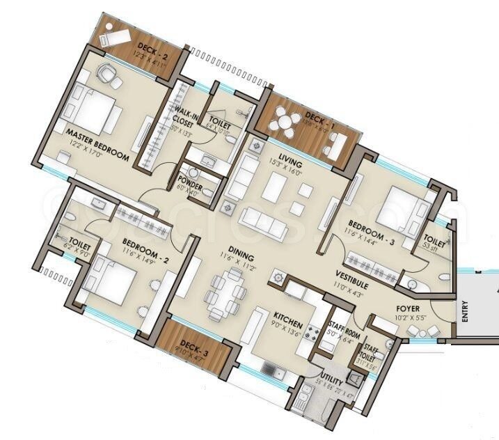 phoenix one bangalore west floor plan